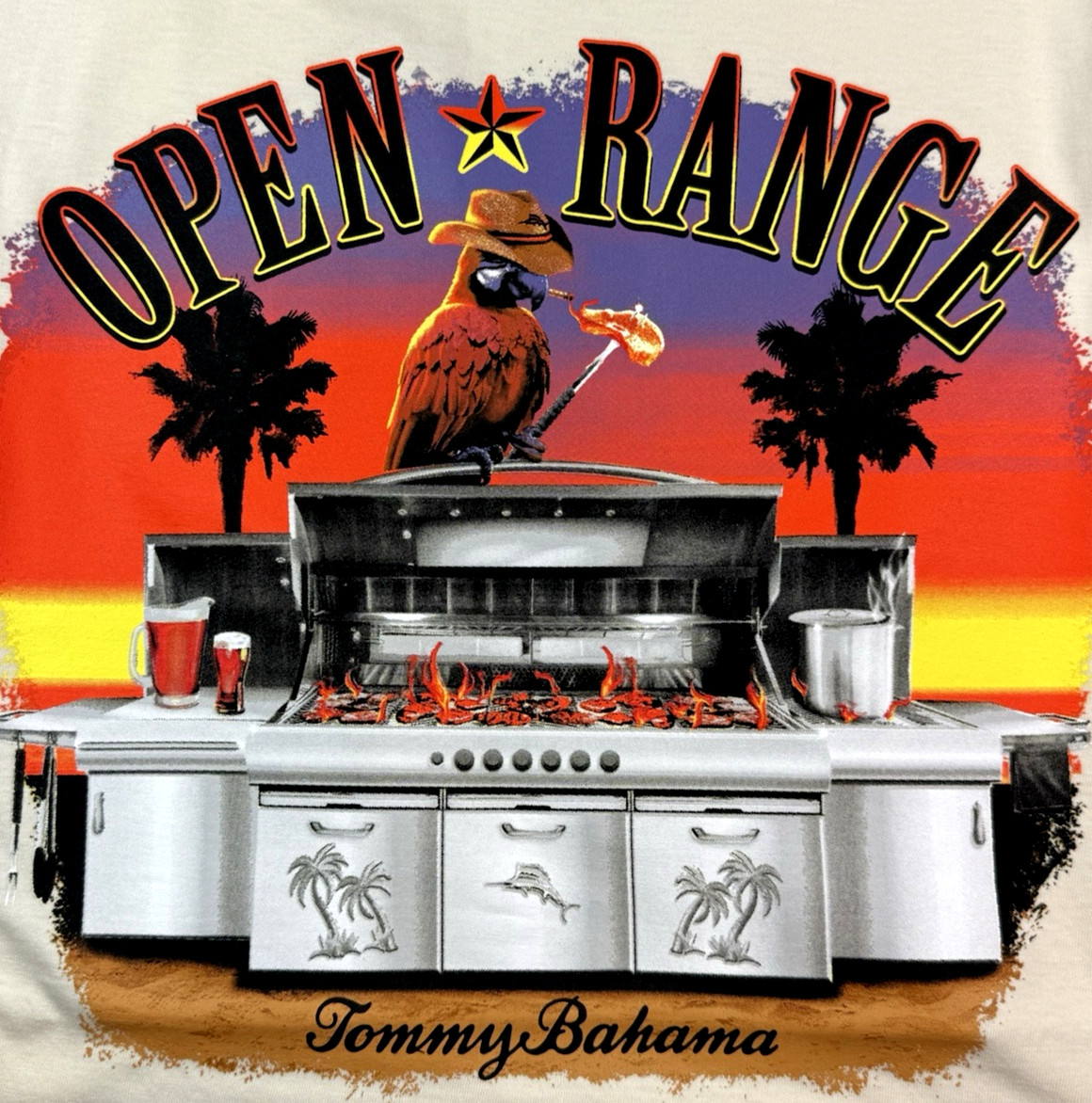 Tommy Bahama Men's Graphic T - Regular / Vanilla Ice / OPEN RANGE gallery