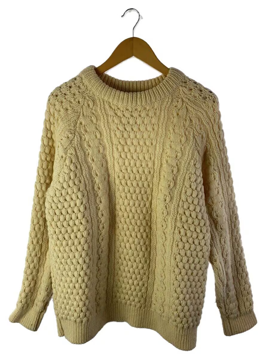 BONNER Knit Sweater (Thick) Wool Ivory Solid gallery