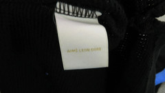 Aime Leon Dore Black Mesh Wave Runner Long Sleeve Logo Jersey Shirt SZ L Large