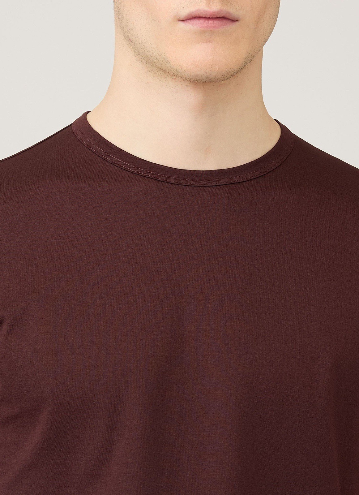 SUNSPEL Men’s Classic Short Sleeve T-Shirt, Bakelite (Reddish Brown) , Size XXL gallery