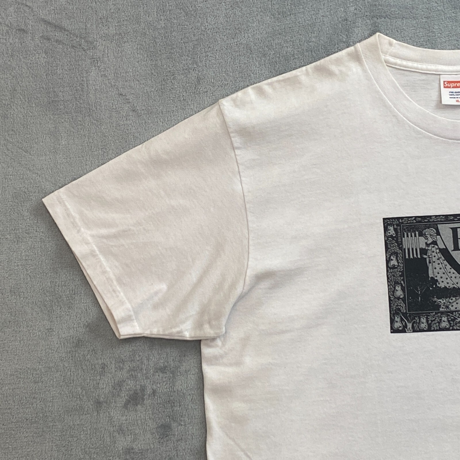 Supreme SS16 FVCK OFF TEE Men XL White Short Sleeve ART NOUVEAU Graphic T Shirt gallery