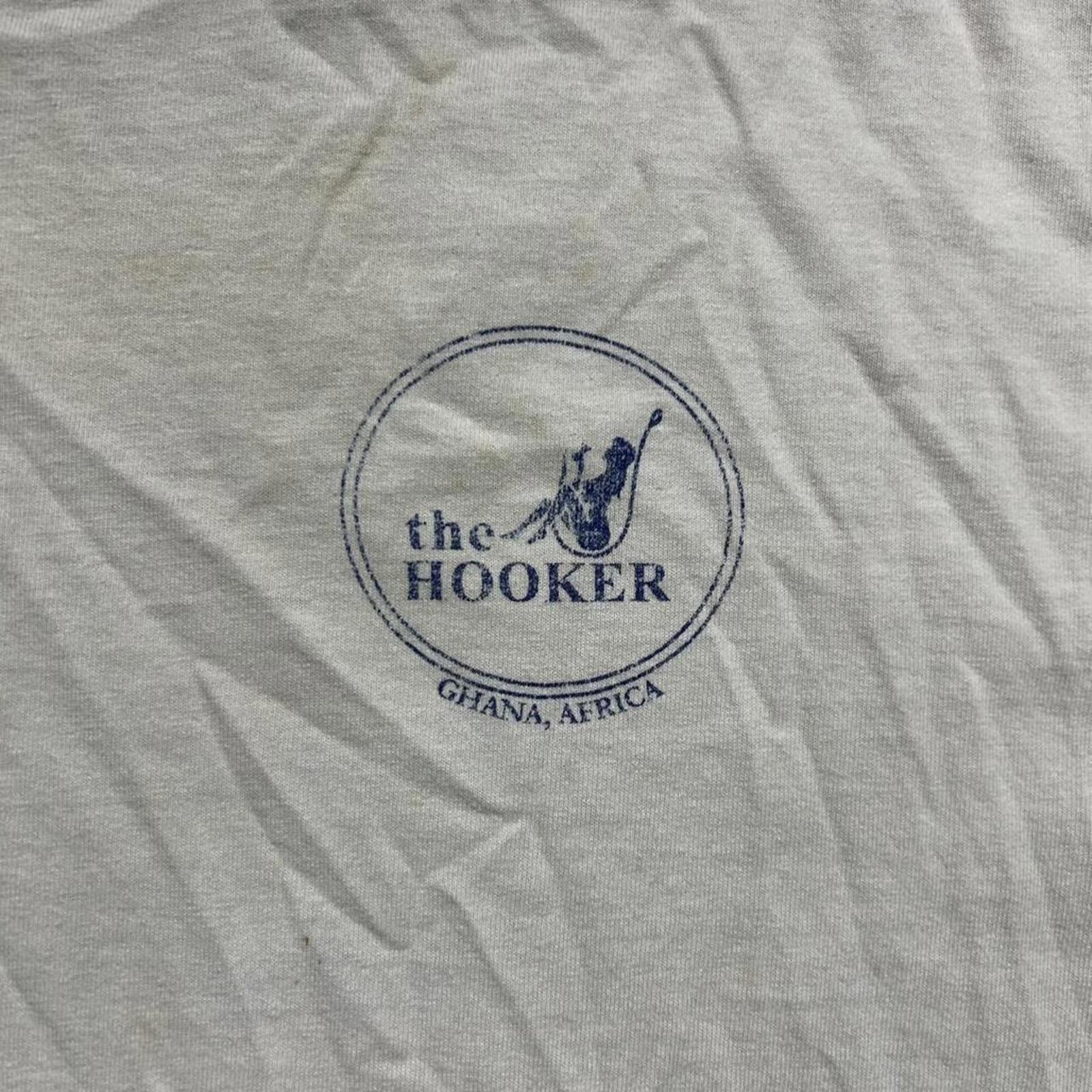 Vintage Y2K The Hooker Ghana, Africa fishing funny shirt gallery