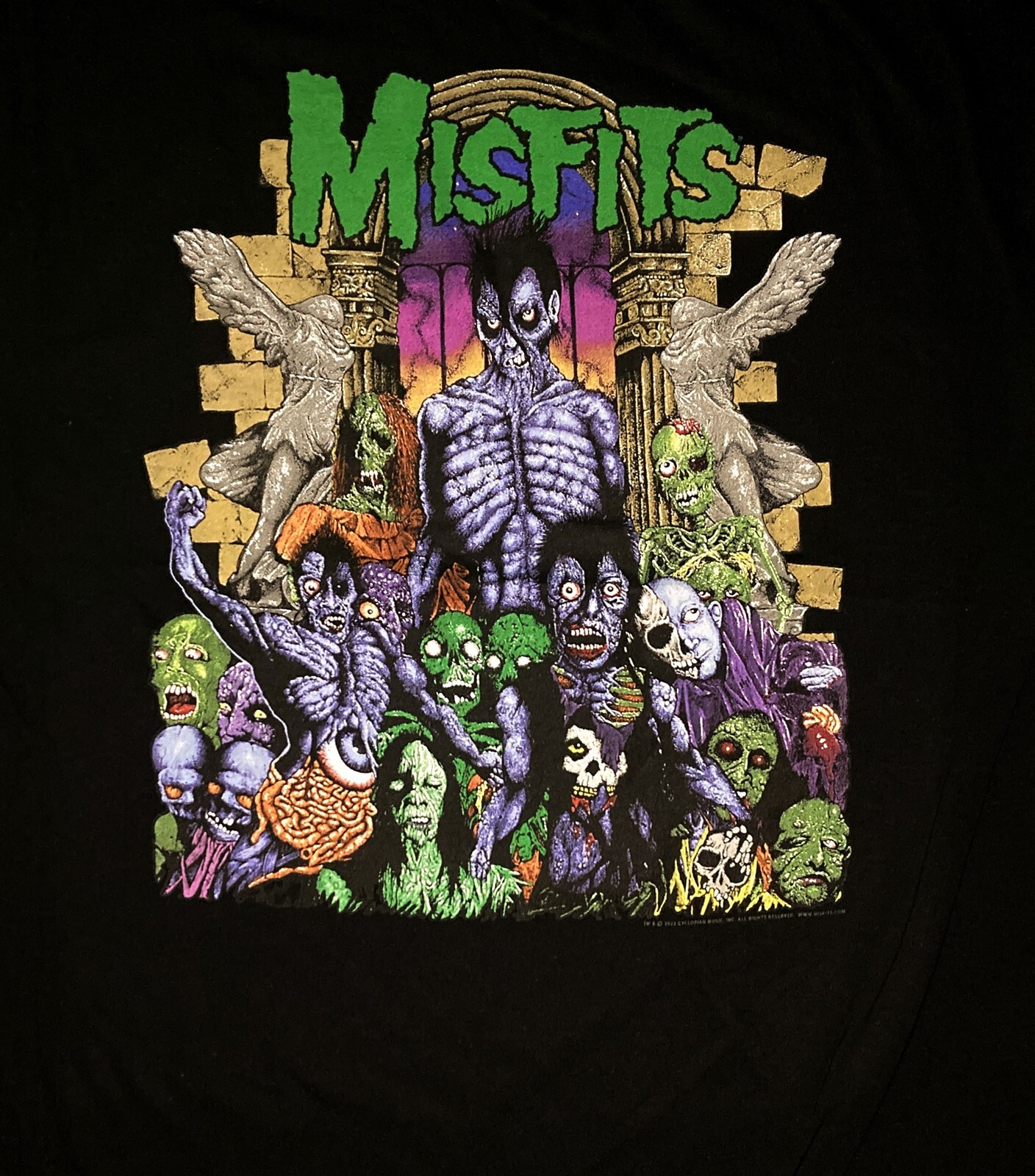 THE MISFITS cd cvr EARTH A.D. COLOR Official SHIRT MED New danzig samhain gallery