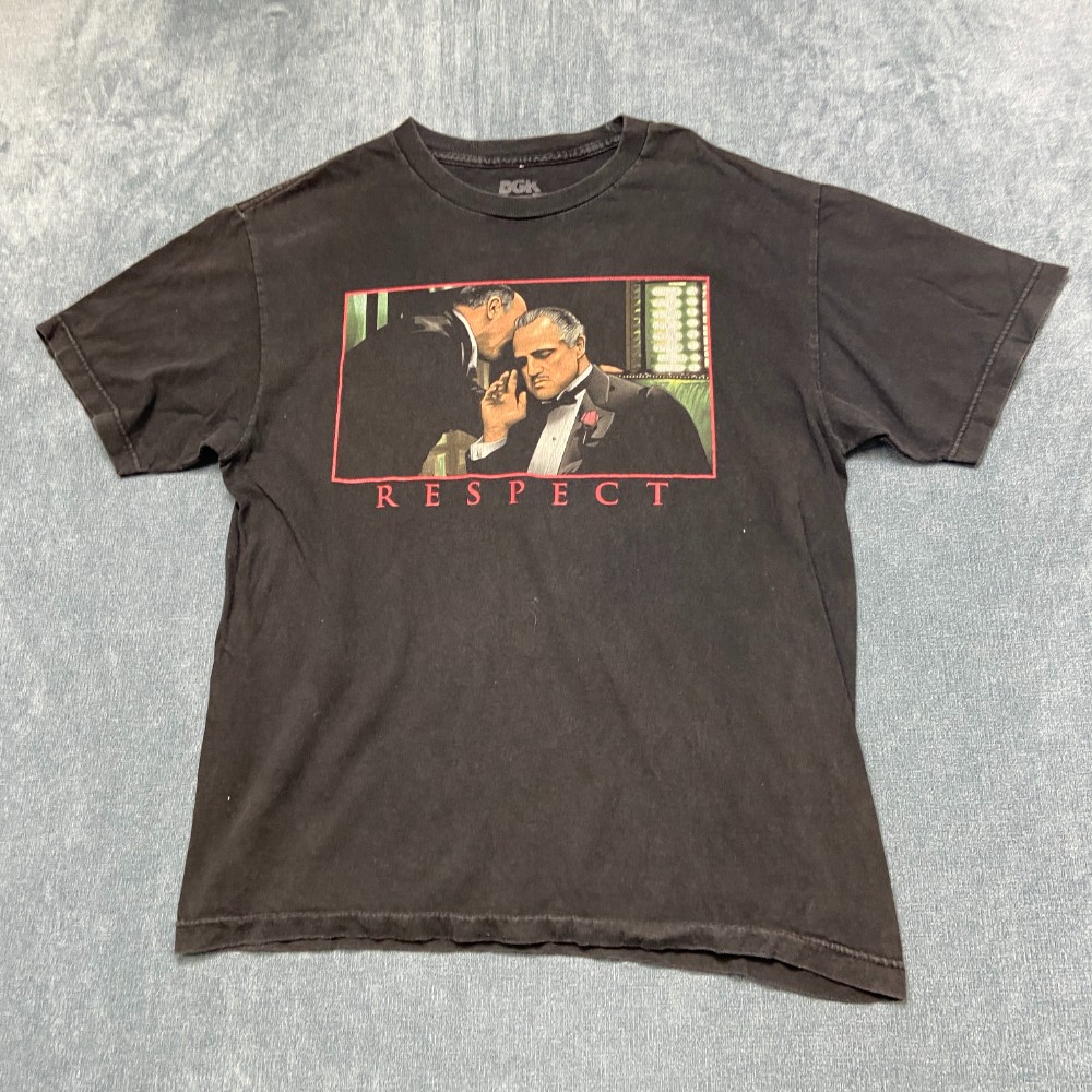 DGK The Godfather Movie Respect T Shirt Men Large Black Graphic Print Streetwear gallery