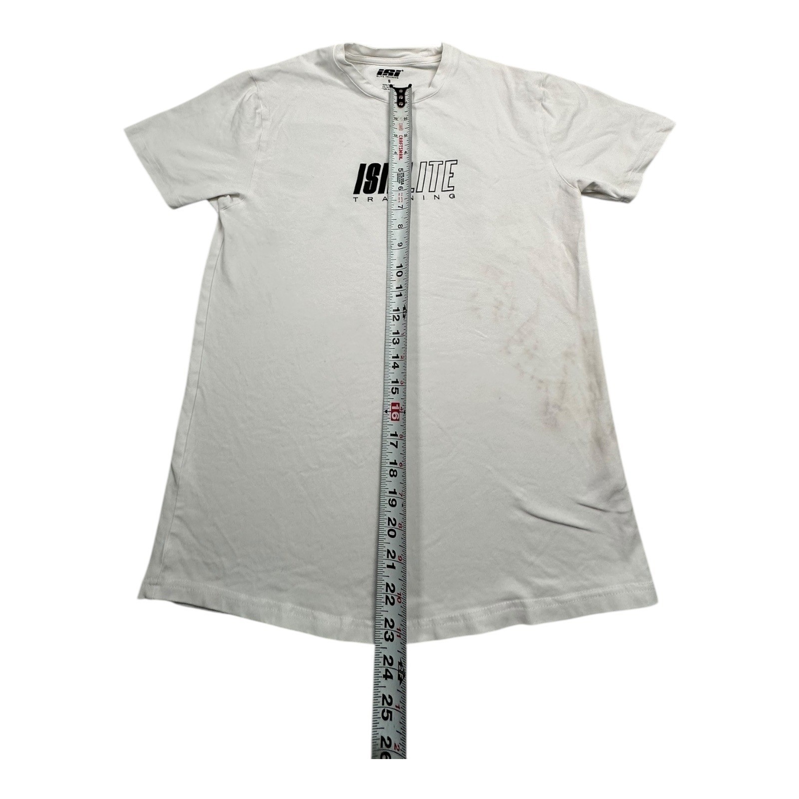 Elite Training White Graphic T Shirt Size S Cotton Spandex gallery