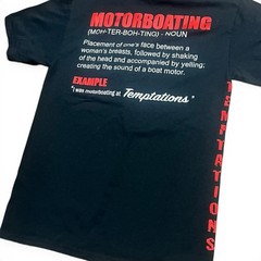 Motorboating Definition Tee Temptations Pocket Shirt Black S