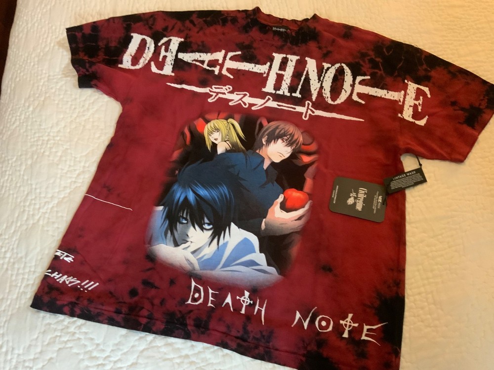 CIVIL REGIME DEATH NOTE AMERICAN CLASSIC OVERSIZE TEE – MED – NEW W TAGS AND BAG