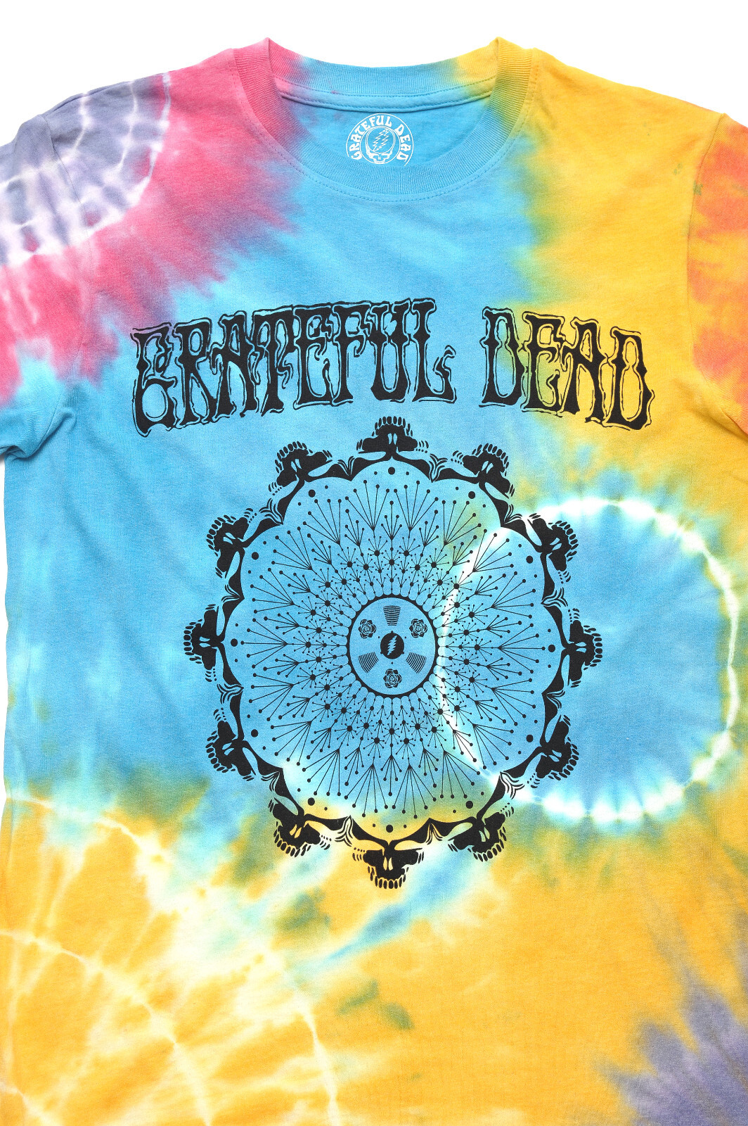 Official Grateful Dead T Shirt 1977 Tour Multicoloured Tie Dye New S M XL gallery