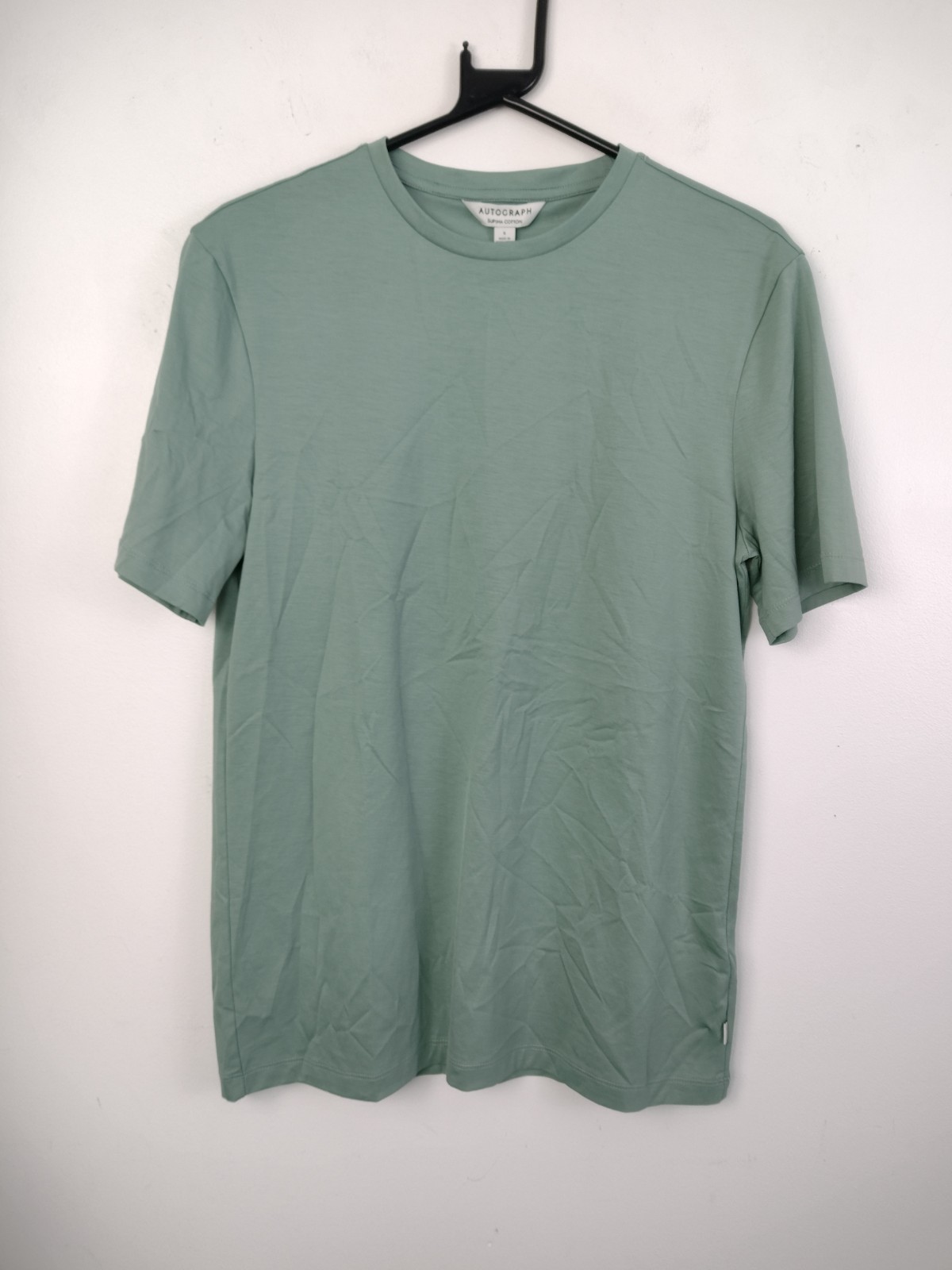 Autograph Men's 2 100% Supima Cotton T Shirts Size Small In Green & Blue New gallery