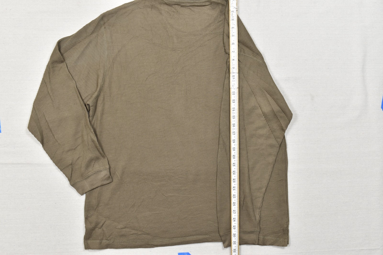 Alpine Lakes Men's XX-Large Brown Waffle Knit Performance Long Sleeve Tee Shirt gallery