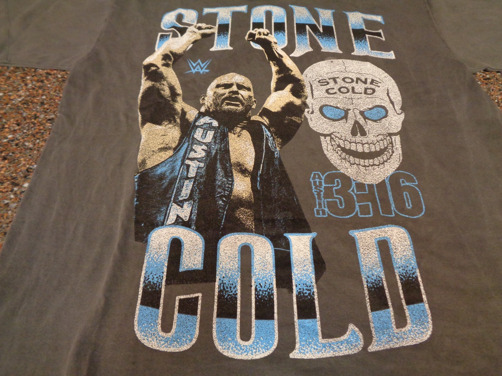 Stone Cold Steve Austin 3:16 T-shirt Adult Medium Gray Official WWE New NWT gallery