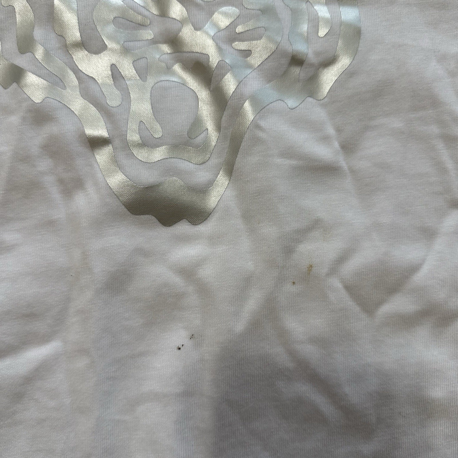 Onitsuka Tiger ASICS Tiger Face White Graphic Shirt Small Streetwear gallery