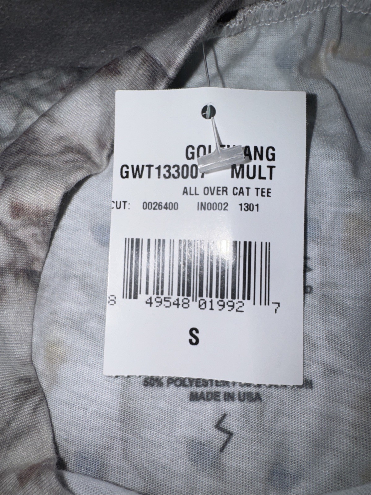 2014-15 Golf Wang Odd Future Tyler The Creator Kill Cat All Over Print Tee Sz S gallery