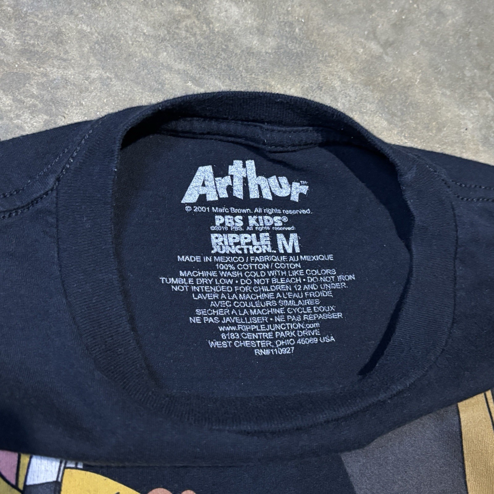 Arthur PBS Kids 'Yeah I'll Listen To Your Mixtape' Funny Graphic T Shirt Men's M gallery