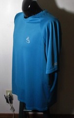 HOOK & TAKLE Blue Vented Radial Short Sleeve Jersey T-Shirt Size XL