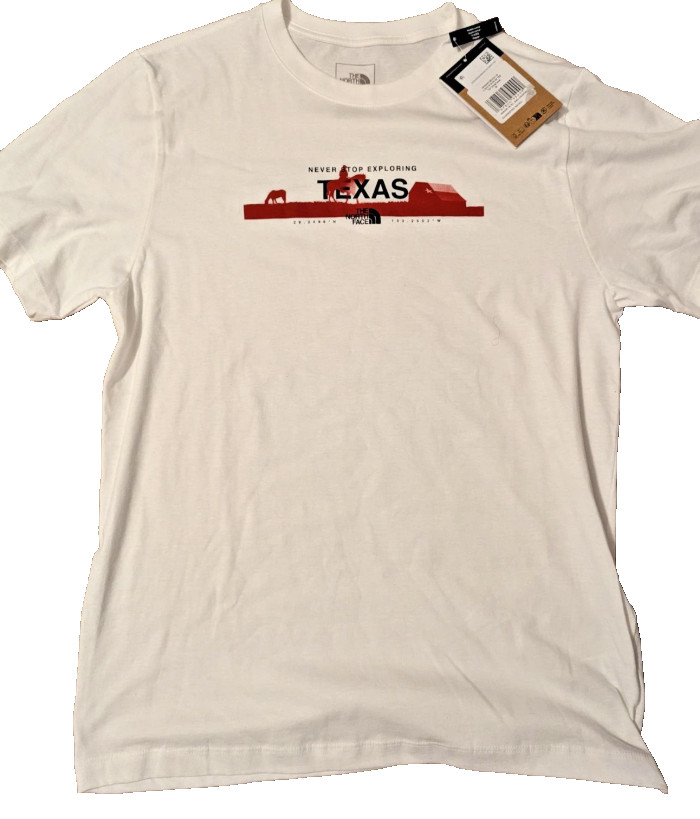The North Face Unisex Evo State SS Tee, Style# NF0AFQEIH21, Size L, Color White