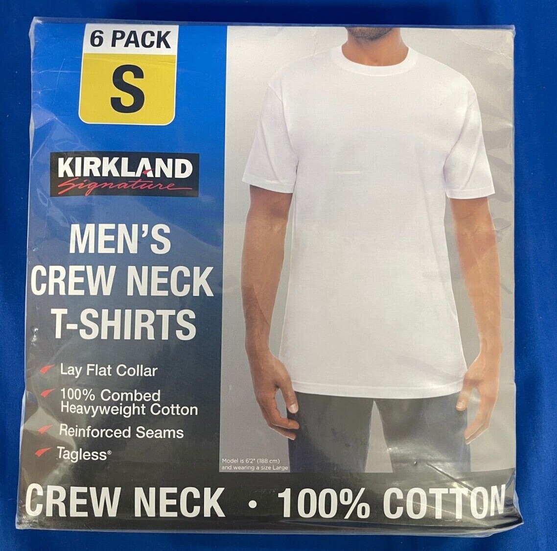 Kirkland Signature Men’s Crew Neck 6-Pack T-Shirts - Choose Color & Size - NEW gallery