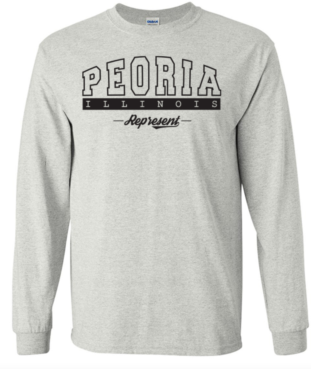 Peoria Illinois T-Shirt Long Sleeve Graphic tee gallery