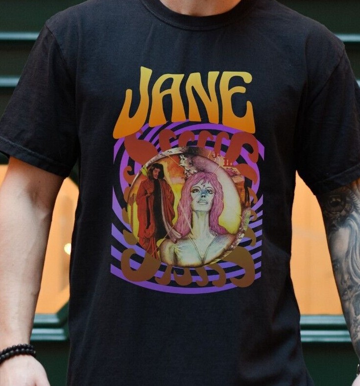 Jane Rock Band T-Shirt on Vintage Black Comfort Colors 1717 Tee gallery