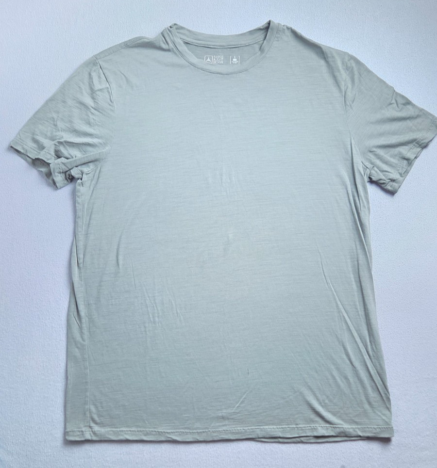 Triple Aught Design T-Shirt Mens Large Gray Wool Nylon Lightweight Performance