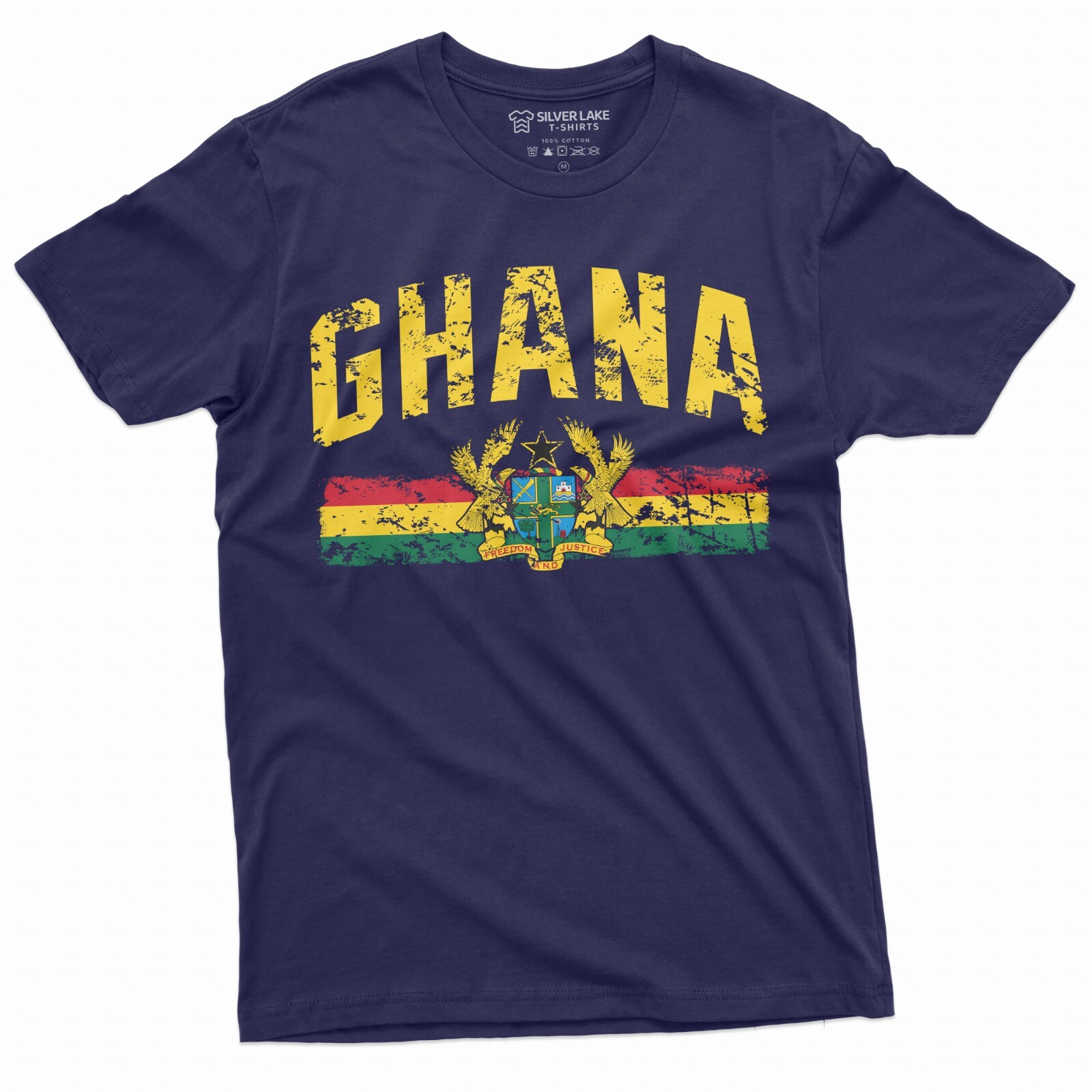 Men's Ghana T-shirt Gaana Adehyeman Patriotic Tee Shirt Country Nationality Gift gallery