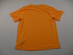 Brooks Shirt Mens Medium Orange Biking Cycling Running Athletic Tee