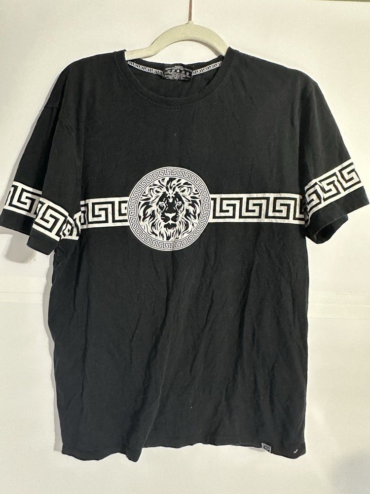 Level Ten CASA MODA COUTURE Graphic T-Shirt Black Men’s Size L