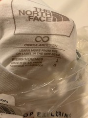 The North Face Unisex Evo State SS Tee, Style# NF0AFQEIH21, Size L, Color White