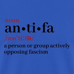 Defiant Anti Fascist Movement Emblem Men’s T-Shirt