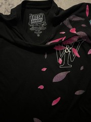 Fresh Laundry Men’s M Black Birds Graphic Print Crew Neck Short Sleeve T-Shirt