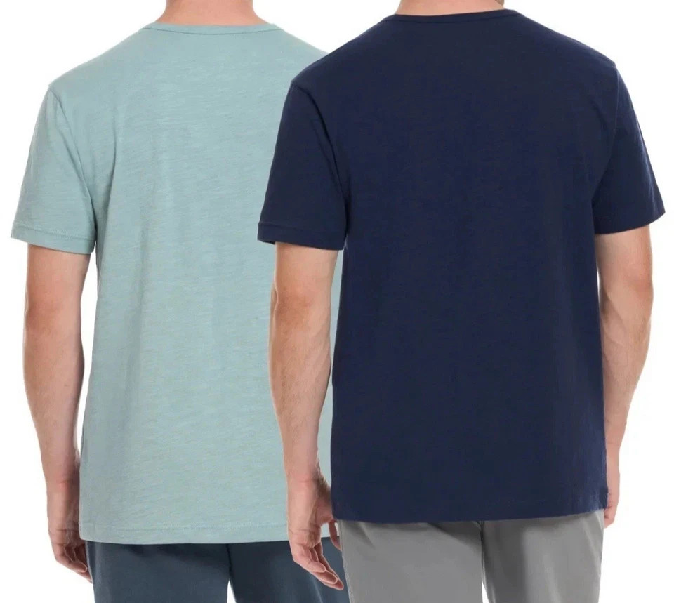 2-Pack HURLEY Men's Classic Graphic Tee T-Shirt DARK BLUE/BLUE Logo Cotton New gallery