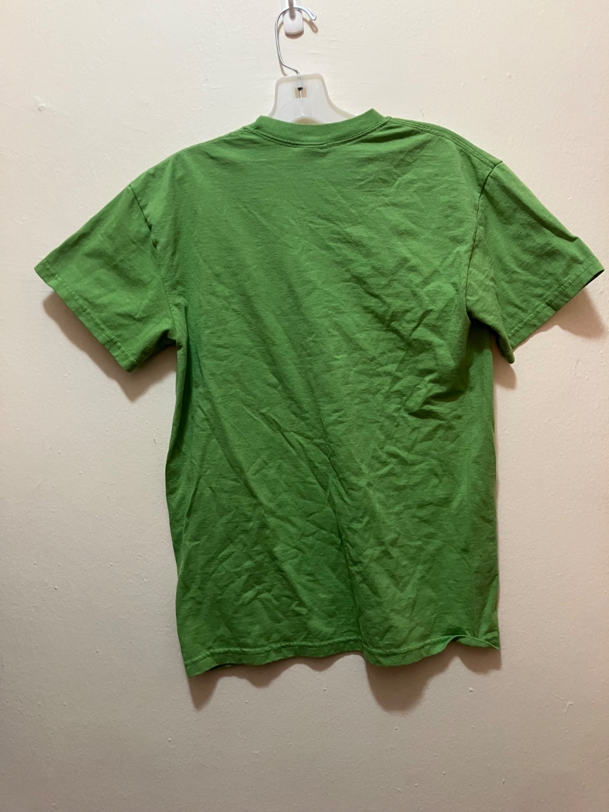 Vintage Jerzees brand plain t-shirt - lime green - Size S - see description gallery