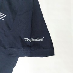 Technics Men’s Tshirt Blue Size M Vintage 1990’s SL 1200 DJ Turntable Graphic