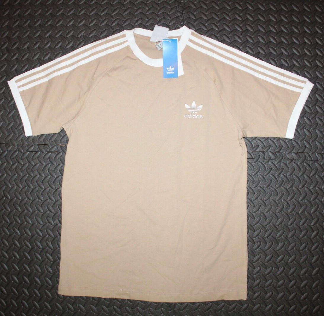 NEW MENS ADIDAS ORIGINALS CALIFORNIA 3 STRIPES TREFOIL SHIRT ~SIZE XL #IZ2366 gallery