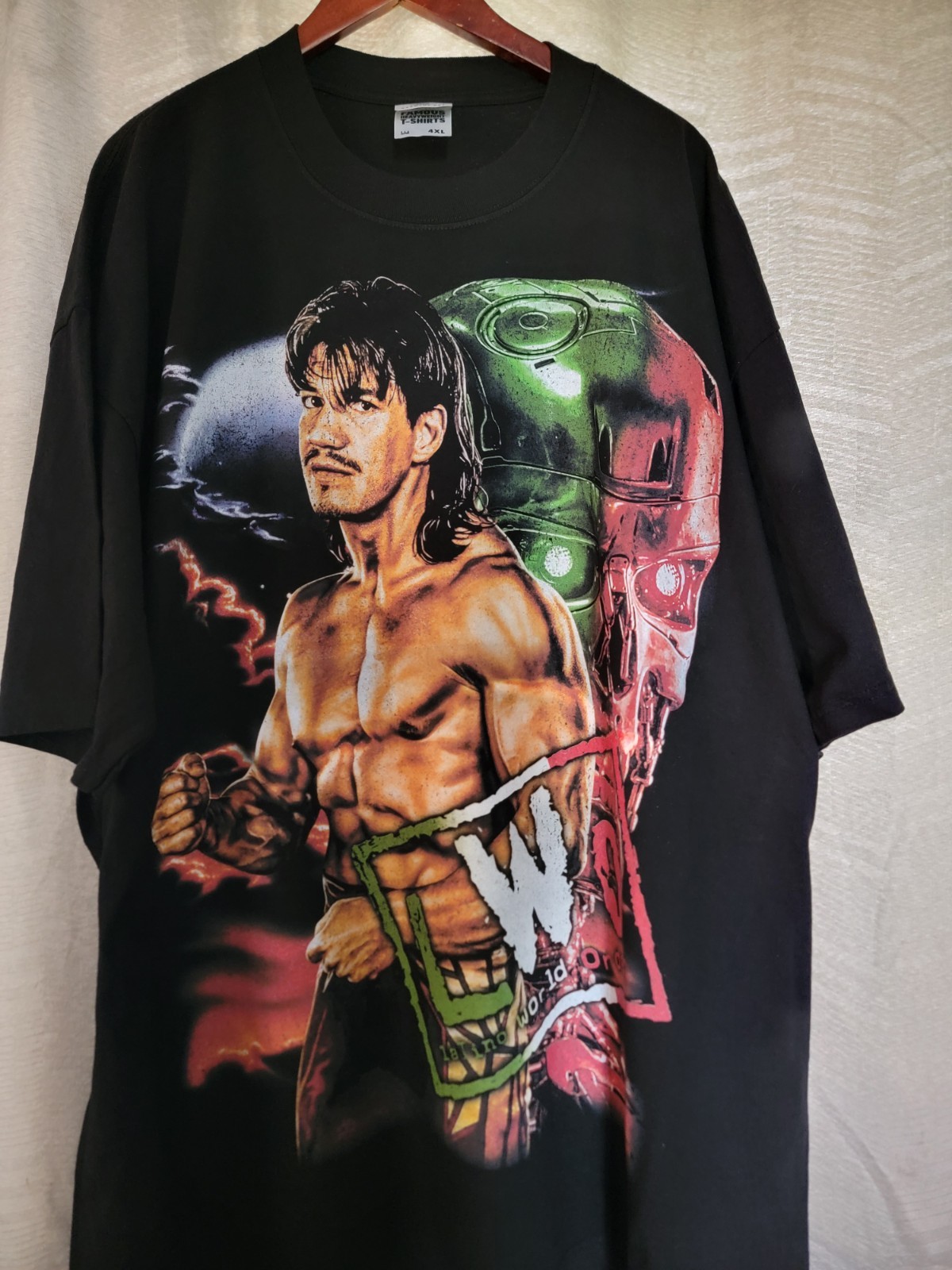EDDIE GUERRERO LWO ON A SHAKA HEAVYWEIGHT GARMET DYED T SHIRT "MODERN" gallery