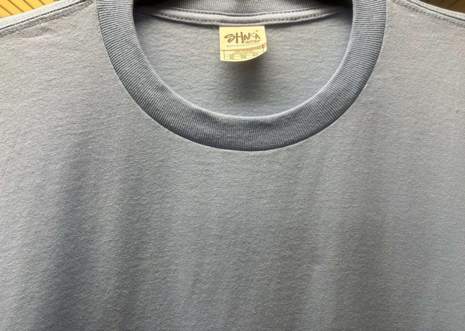 Shaka Active Wear Light Blue Short Sleeve T-shirt Plain Blank Tee X-Large New gallery