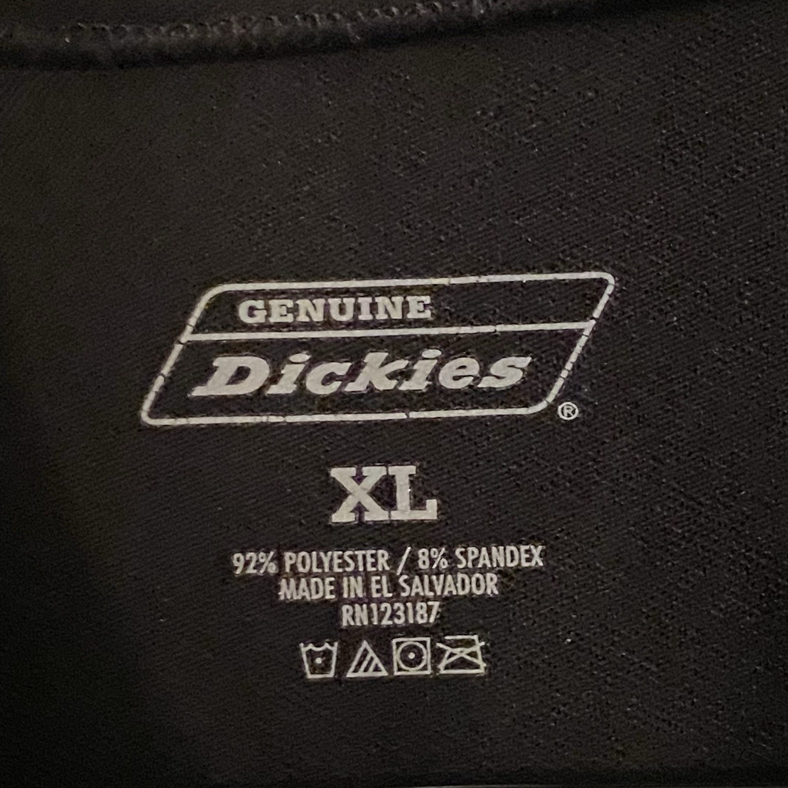 Dickies Mens XL Black BaseLayer Long Sleeve High Neck Spandex Stretch Workwear gallery