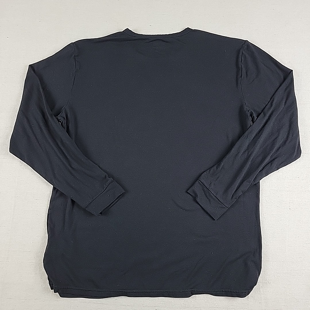 32 Degrees Heat Base Layer Long Sleeve Shirt Black Smooth Performance Mens XL gallery