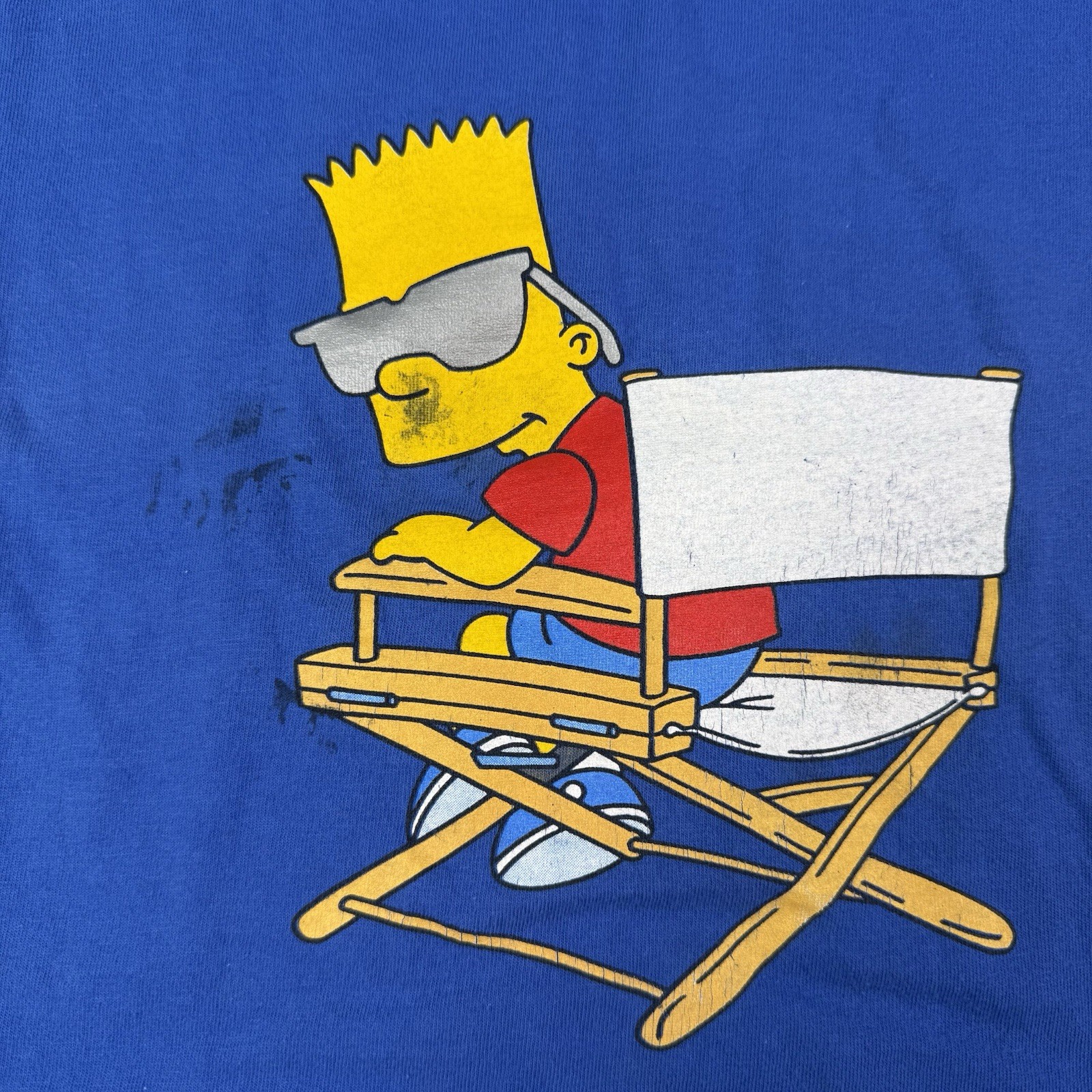 Simpsons Vintage 90s T-Shirt Men's XL Cool Man Bart Simpson 1998 Kailua Blue Fox gallery