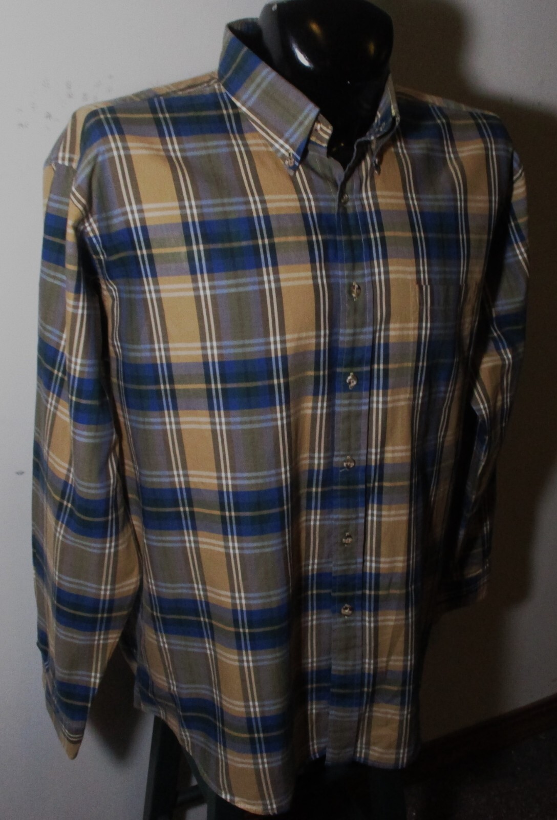 BROOKS BROTHERS Brown Long Sleeve Shirt Men's Size XL gallery