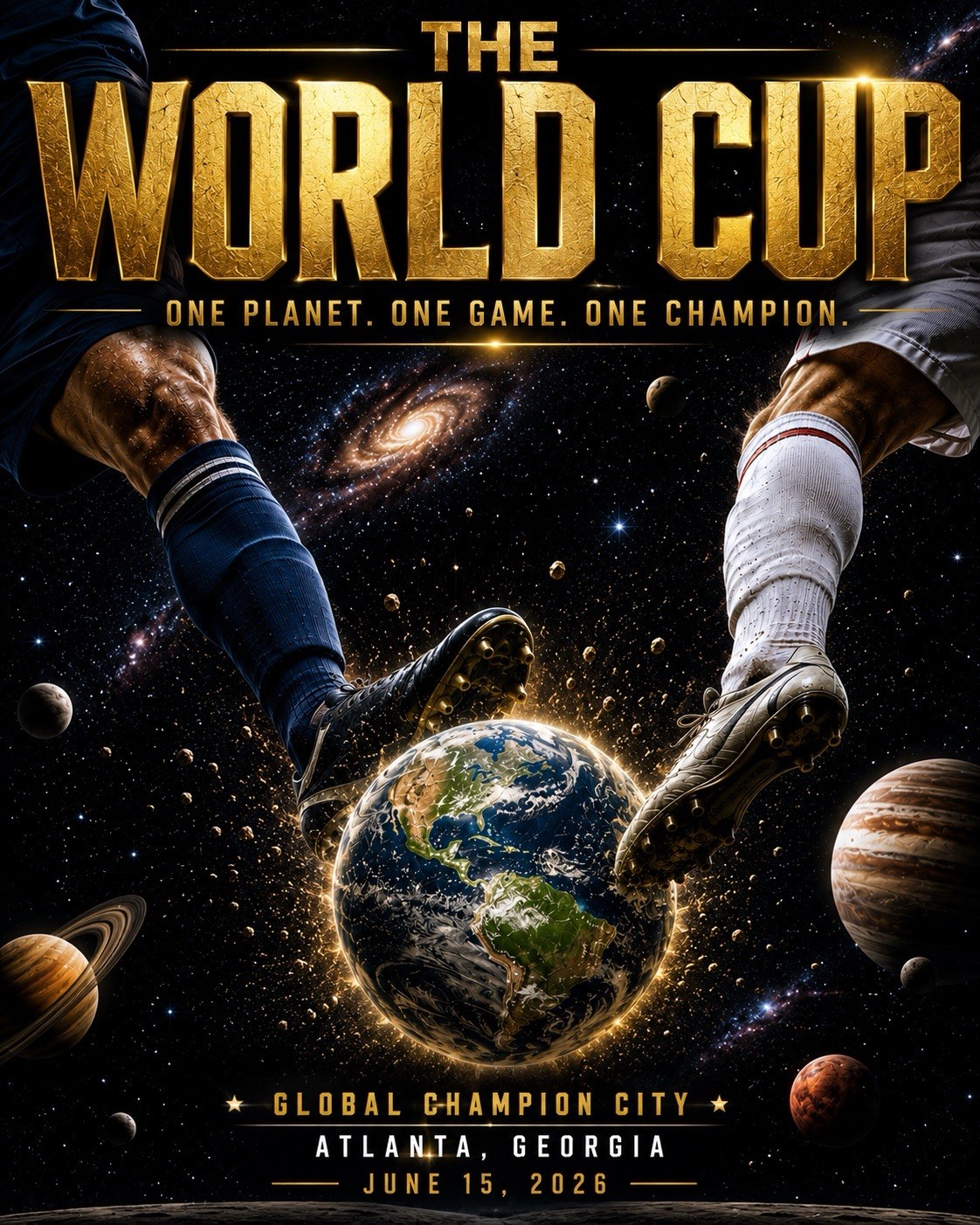 The World Cup one planet, one game, one champion, Atlanta 2026 T-Shirt gallery