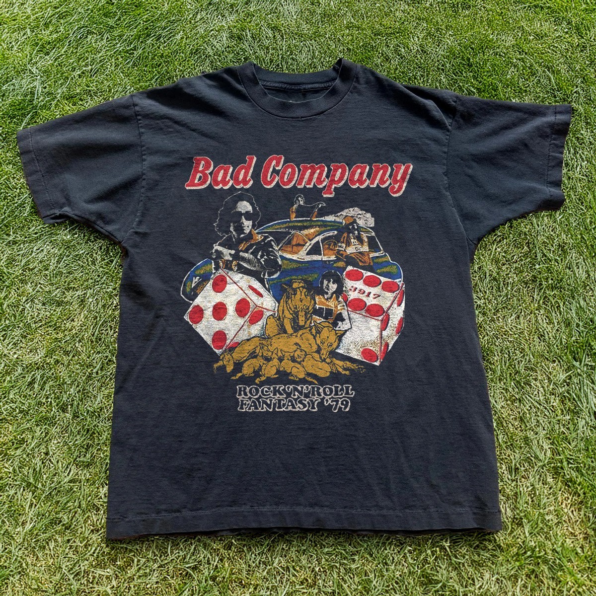 Bad Company Rock N Roll Tour 79 Black Unisex T-shirt Size S-5XL gallery