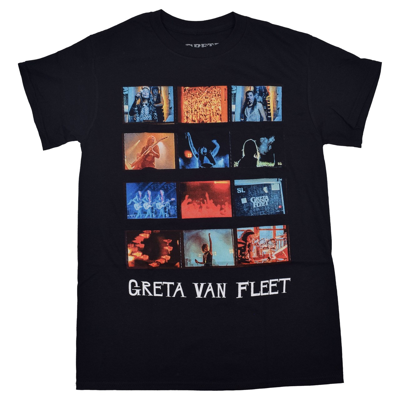 Greta Van Fleet My Way Soon Cover Black T-Shirt Liquid Blue gallery