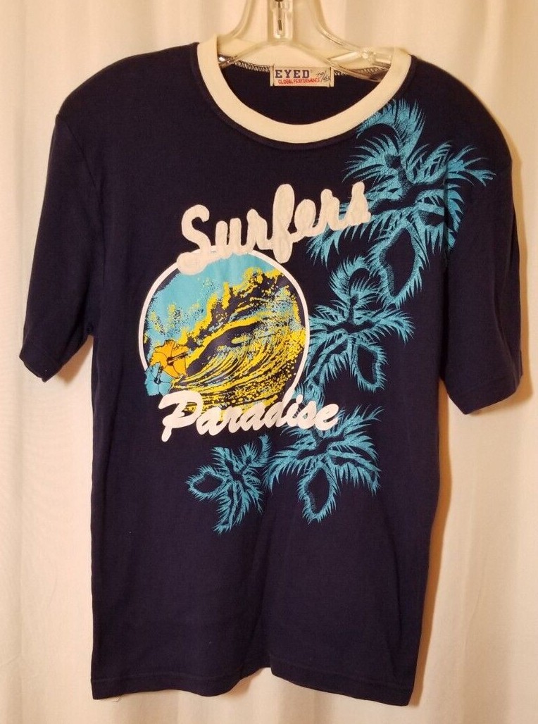 Surfers Paradise T-Shirt Vintage Look Eyed Global Performance Italy Size XL gallery