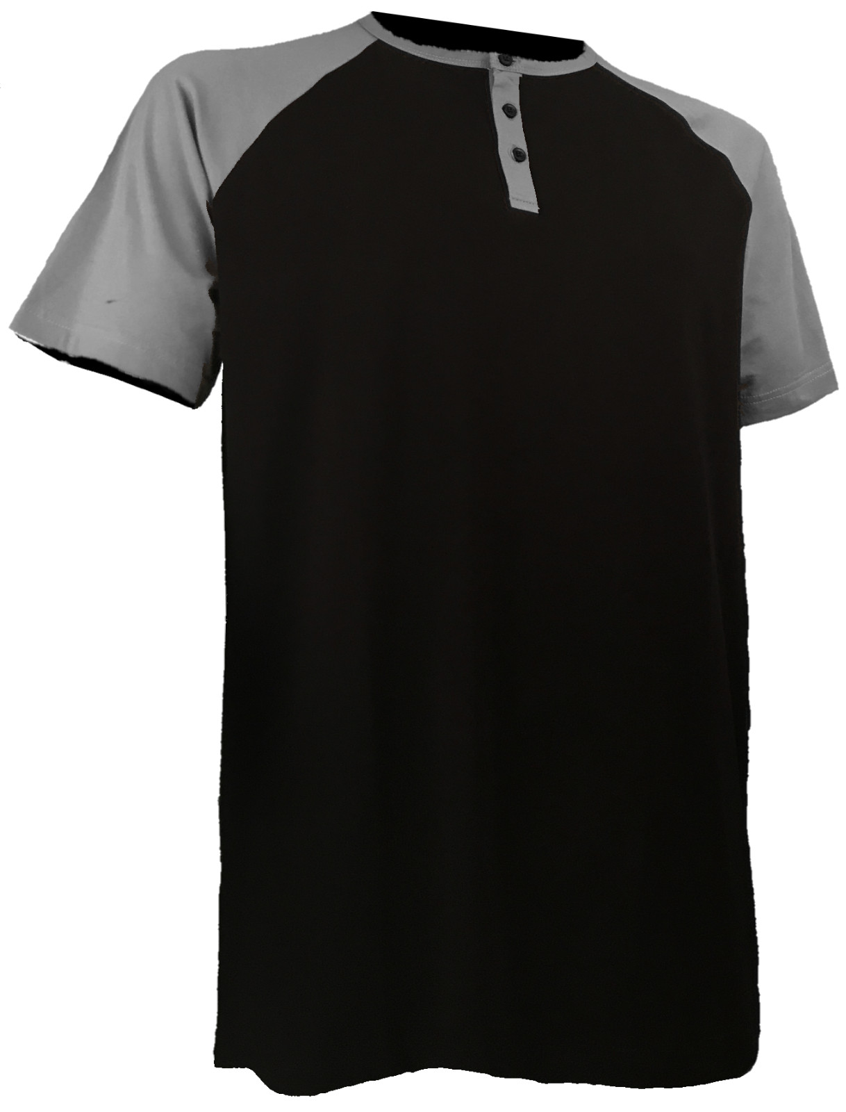 Styllion Big and Tall - Men's Raglan Henley Baseball Shirts - Heavy Weight RHSS gallery