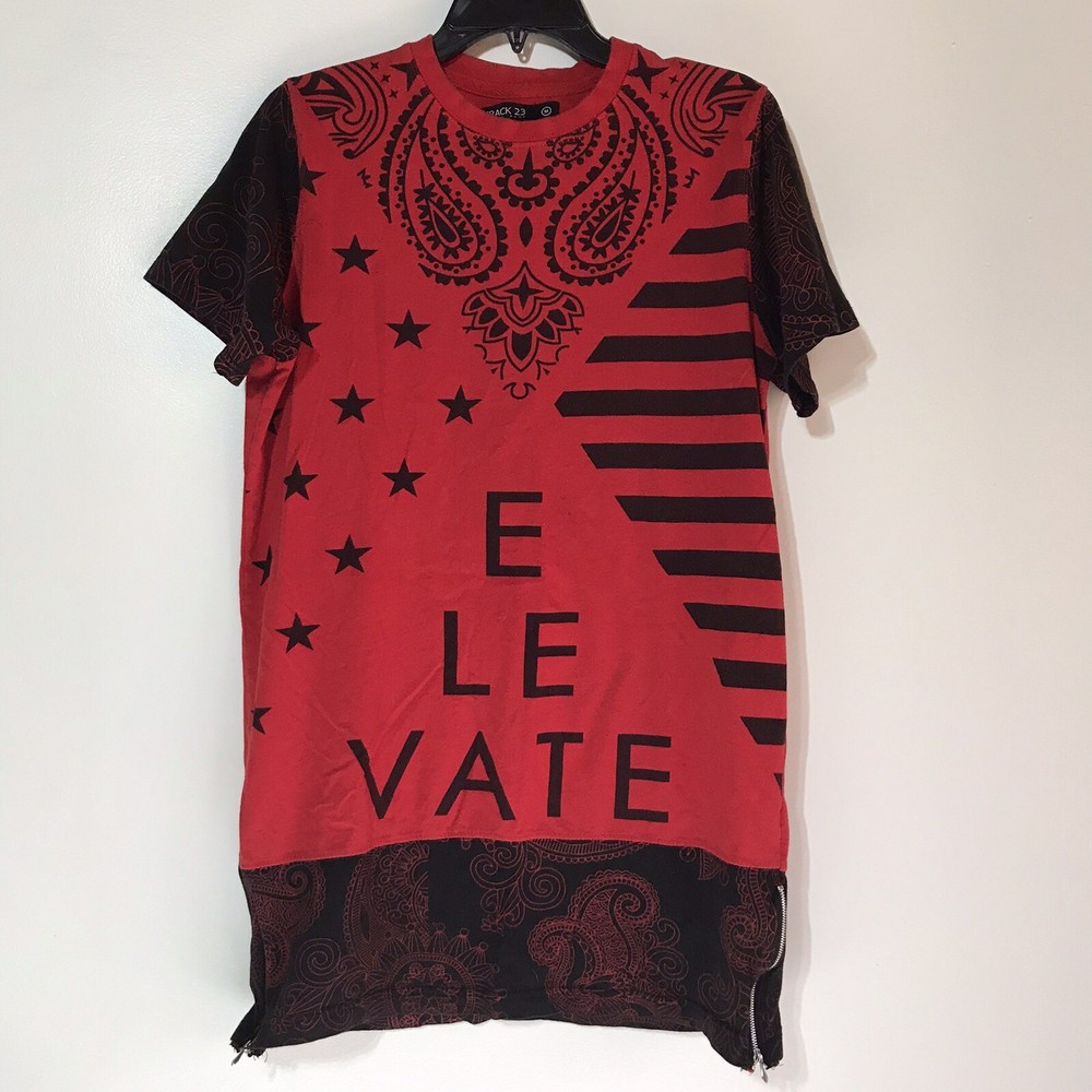 Track 23 Quality Wear Elevate/Paisley Print With Bottom Side Zips Men’s Size M