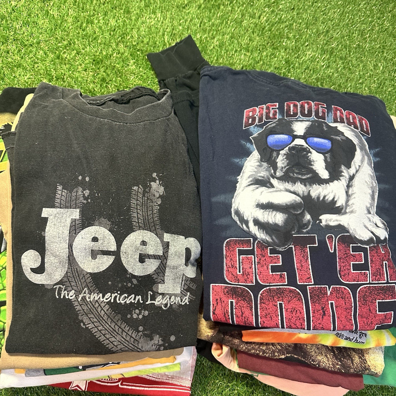 Lot of 20 Modern Graphic T Shirts Mixed Size Wholesale Bulk Reseller Y2K A24 gallery