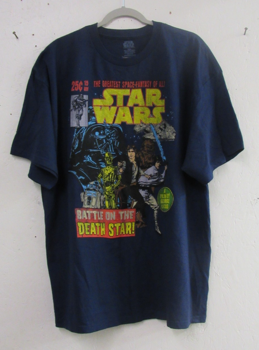 Star Wars Battle On The Death Star T-Shirt 2XL Blue NWOT HH052 gallery