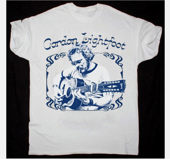 Gordon Lightfoot Retro Style Country White All Size Shirt gallery