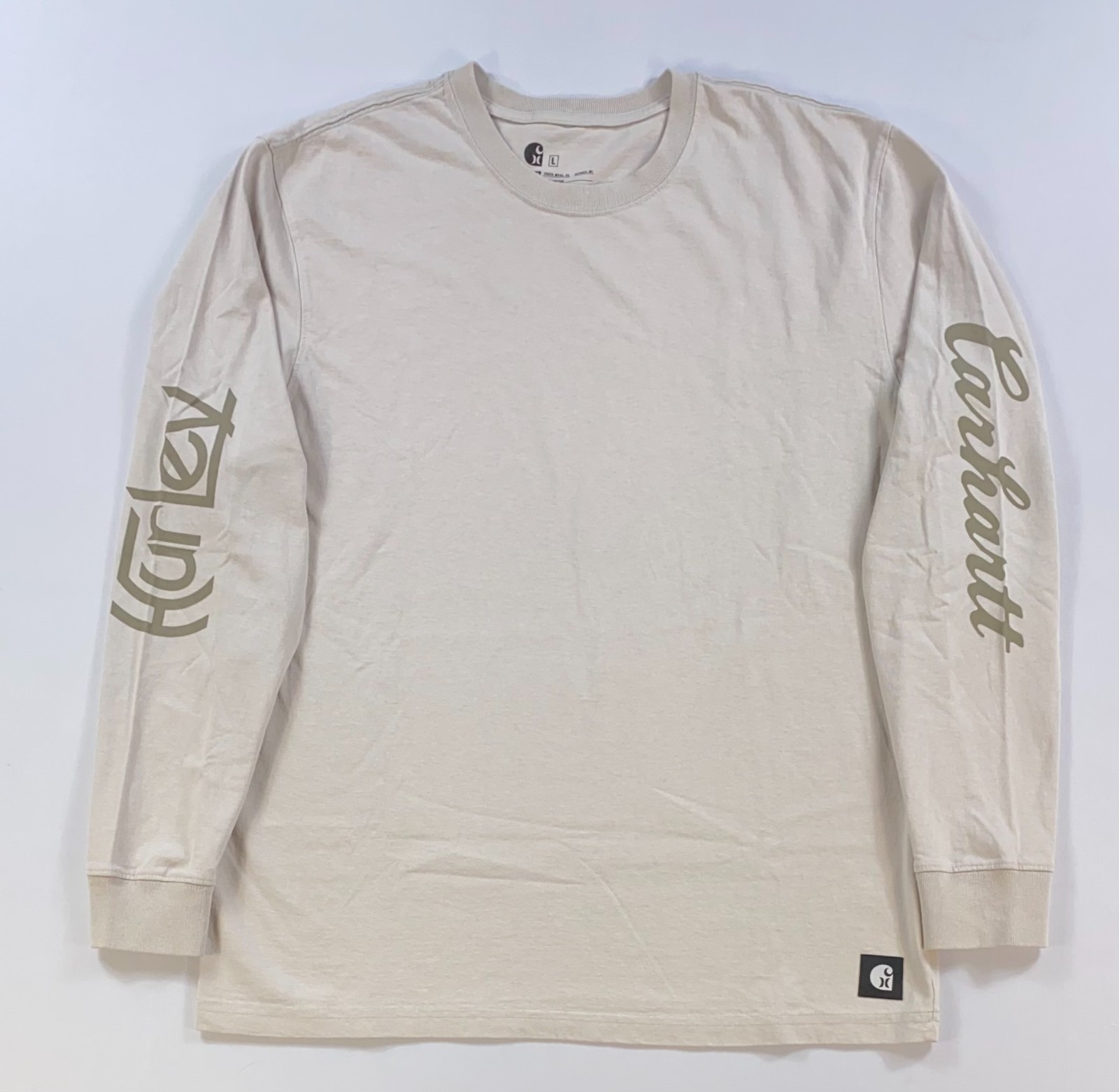 NEW Men’s Hurley x Carhartt Heavy Duty Wash BFY Long Sleeve T-Shirt Size L